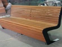 Скамья "Лонг" со спинкой