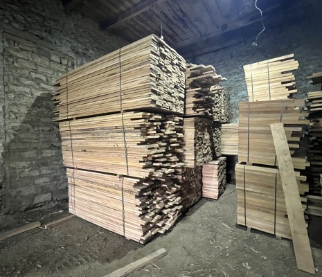 Обрезная доска из дуба