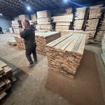 Обрезная доска из дуба