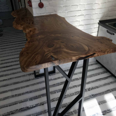 Барный стол из слэба карагача