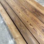 Террасная доска из термолиственницы 40x190 мм Экстра