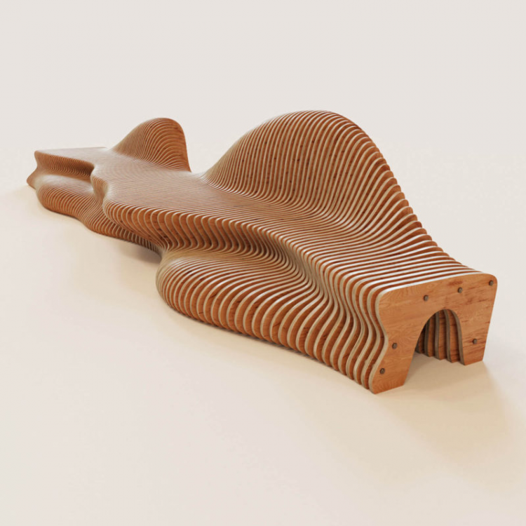 Параметрические 3d модели. Параметрические скамейки Parametric Bench. Мебель фанеры Параметрика. Параметрическая скамья Wave дизайнерская мебель Parametric l 4.5 м. Кресло Wave Параметрика.