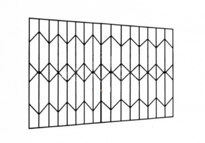 Металлическая решетка на балкон RBL-12