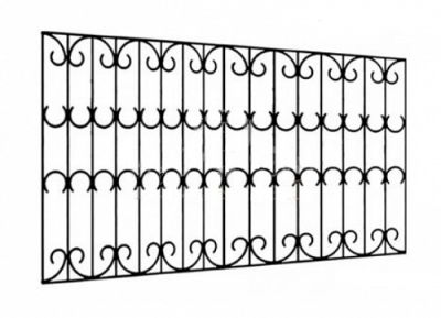 Металлическая решетка на балкон RBL-14