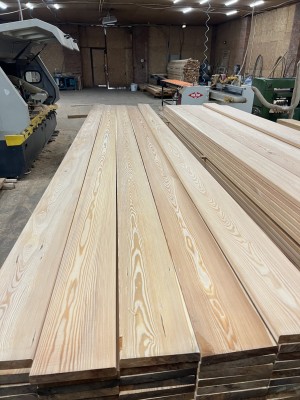 Строганная доска из лиственницы 40х150