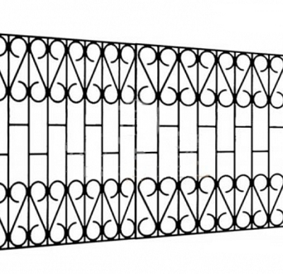 Металлическая решетка на балкон RBL-21