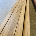 Палубная доска из термолиственницы 28x90 мм Экстра