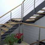 Металлические перила для лестницы 25